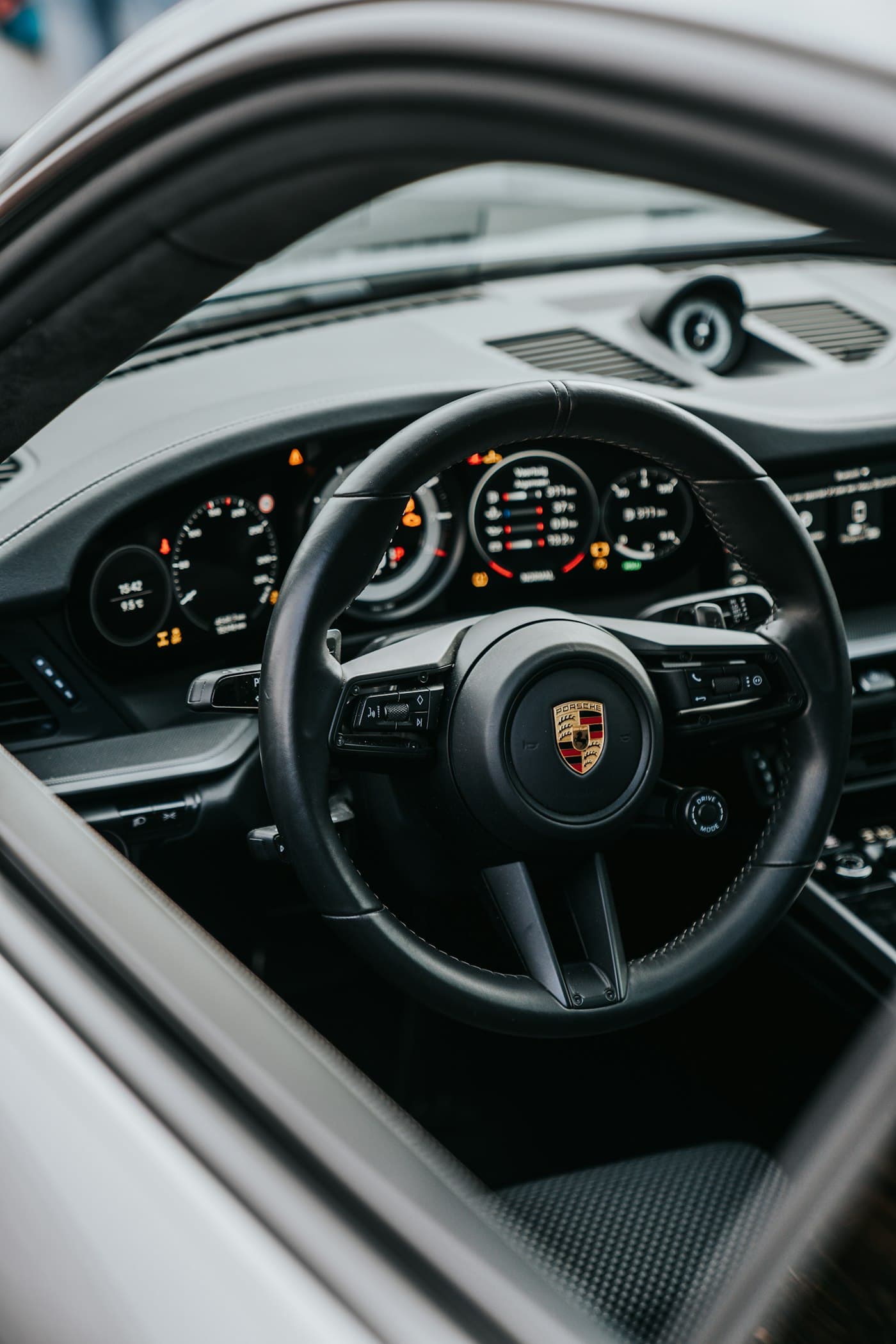 Porsche 911 cockpit — representative image
